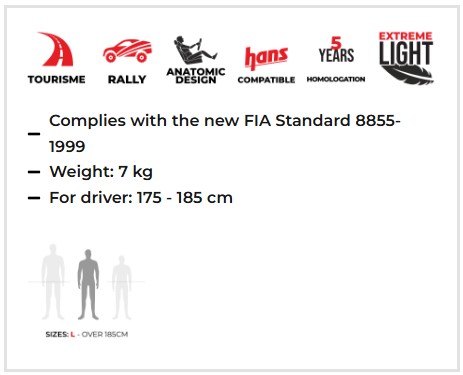 entry level FIA kuipstoel