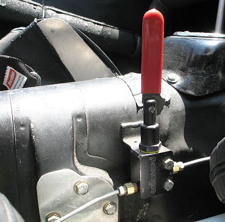 remdruk-verdeler gemonteerd